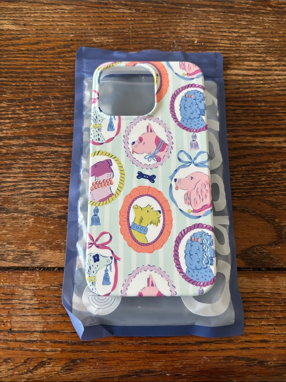 Cute Pastel Casely Dog Portraits iPhone Case - iPhone 15 ProMax NWB